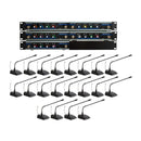 VocoPro Digital-Conference-20 - 20 Channel UHF Wireless Conference Microphone System