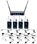 VocoPro Digital-Quad-C3-II - Four Channel UHF Digital Wireless  Conference System