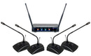 VocoPro Digital-Quad-C2-II, Four Channel UHF Digital Wireless Conference System
