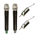 VocoPro DPR-DUAL-1, Two-Person Rechargeable Plug-In Wireless Microphone System with Mic-On-Chip (tm) Technology.