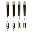 VocoPro DPR-QUAD, Four-Person Rechargeable Plug-In Wireless Microphone System with Mic-On-Chip (tm) Technology.