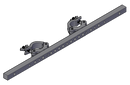 Global Truss DT-TV MT34 BLK, Black VESA TV Truss Mount with Two Narrow Pro Clamps