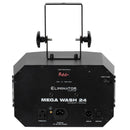 Eliminator Mega Wash 24, High Powered Wash Fixture with Wash and Chase Effects, 24 x 20 Watt HEX LEDs