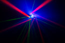 Eliminator CenterDroid, High Energy Centerpiece Effect with 6 Tilting Beams, 4 Rotating Beams, Plus Red and Green Laser Effects