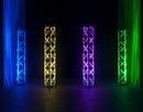 ADJ 5PX HEX, 6 in 1 HEX LEDs, 5 x 12 Watt Rgbaw + UV Now with 3 & 5 Pin DMX PowerCon in and Outs, 30 Degree Beam Angle
