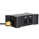 ADJ Power Bone T1T1, Distribution Box for Seetronic IP65 Locking Power Input and Thru Connections with 4 x Seetronic IP65 Locking Power Output Connections