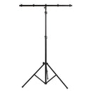 Accu-Stand LTS6 AS, 9 Foot Black Tripod Light Stand with Cross Bar