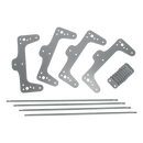RCF AC-P28A-BR, Cluster Bracket for P4228/P5228 (Connects (2) Speakers) (C-BR 2X P28)