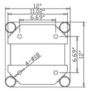 Global Truss DT-GP30-30C-KIT, 30 ft OD DT-GP 12 in End Plate Truss Circle Kit, 30 Degree Arcs