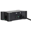 Accu-Cable Power Bone T1ED, Power Distribution Box with 2 x Seetronic IP65 Outdoor Locking Power Input and Thru, 4 x Standard Indoor Edison Output Sockets