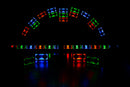 ADJ Encore DBX, IP65 Dual Blinder, 2 x 150 Watt Rgbaw Individual Controllable Cells, RGB Background, Aria X2