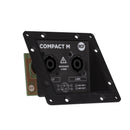 RCF AC-PNL-I/O, Speakon I/O Option Panel for Compact Media Series (PNL IN-OUT SPEAKON)