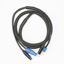 Accu-Cable AC5PPCON6, 6 Ft 5 Pin DMX and PowerCon Link Cable