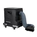 ADJ Entour Ice, Heavy Duty Low Lying Fog Machine, Thick Clouds Created with Dry Ice, DMX Built in Road Case, Dual Element Heating System, Hose Included