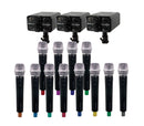 VocoPro FIELD-QUAD-FILM-12H - Portable Twelve Handheld Field/Camera-Mountable Wireless Microphone System.