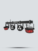 Chauvet DJ GigBAR Flex, 3-in-1 Pack-n-Go Lighting System with LED Derbys, Quad-Color Pars and Strobe Effects