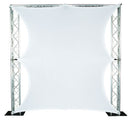 Global Truss GLOBAL SCREEN, White 4-Way Stretch Lycra Fabric Screen, 10 x 8 ft