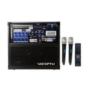 VocoPro HERO-REC-BT-9    ( UHF-28-9) - 120W 4-Channel Multi-Format Portable P.A. System with Digital Recorder/ UHF- Wireless mics