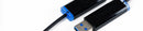 Corning USB 3.Optical Cable AOC-ABS2JME050M20, 50 Meter (165 ft) USB 3.1 Gen 1 Active Optical Cable, Type-A to Micro-B with USB 3 Vision Locking Screws, 5 Gb/s, Self-Powered Peripherals, USB 3 Only