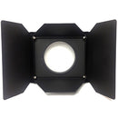 AAdynTech Jab Barn Door, 4 Leaf Barndoor - Black