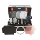 AAdynTech Jab Hurricane Kit 3, LED Fixture, Mil-Spec Weatherproof Molded Road Case with Wheels and Handle, Barn Door, UIM Digital Remote, Speed Ring, Small Light Bank