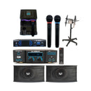 VocoPro K-ROOM - Pro Karaoke Package with Amplifier, Speakers, Dual Infrared Wireless Microphones, and TV Monitor Stand for Commercial or Home Karaoke Rooms