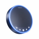 EMEET OfficeCore M3, Zoom Certified Speakerphone with 4 AI Mics, 360 Degree by 5m Voice Pickup, VoiceIA Noise Cancellation, 5W Hi-Fi Speaker, 5200mAh Battery, USB, AUX, Bluetooth and Daisy Chain for 20 People