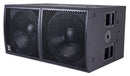 Synergy 2x 18” Powered Subwoofer Dual 18” Bass Reflex Powered Subwoofer: 6000 watts (program), 12,000 watts (peak) 2x18” LF woofers with 4.5” Voice Coils. Exceptionally high output and deep bass.