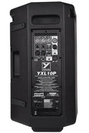 YXL 10” Powered Loudspeaker 1000 Watts peak (500 Watts program) -  10” Woofer & 1”with 2" Voice Coil and 1" HF driver on 90°x60° horn – FOH/Monitor combo Polypropylene cabinet, Integrated 3 channel mixer with 1/4", XLR and 1/8" inputs, Bluetooth