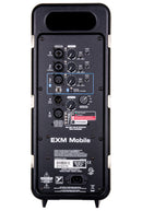 Excursion Mini MOBILE - a battery powered compact powered speaker. Featuring 2 x 6" woofers plus a dome tweeter, 3 channel mixer, digital effects, LINK functionality, and 5.5 hours of battery life at full power!