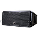 Paraline Compact Line Array Powered top box, with 2 x 6” neodymium LF Drivers, 1x1" Exit Neodymium HF Driver, with Tom Danley's patented Paraline lens and Synergy Horn Technologies. 850W Peak (600 W Program) with DSP, Array Hardware, XLR in and out, Locking powerCON® connectors, IP54 Rated for Outdoor Use. Max SPL 134 dB, Polypropylene enclosure.