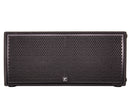 YORKVILLE - Paraline 2x 15” Powered Subwoofer 2800 watts peak – powered – compact stackable active subwoofer -- 2 x 12” front loaded woofers, with casters. In white.