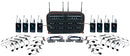 VocoPro MIB-QUAD-8 BodyPack - 8 Channel Wireless Headset/Lapel Mic-In-Bag Package