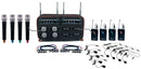 VocoPro MIB-QUAD-8 Combo - 8 Channel Wireless Handheld/Headset/Lapel Mic-In-Bag Package
