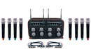 VocoPro MIB-QUAD-8 Handheld - 8 Channel Wireless Handheld Mic-In-Bag Package