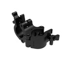 Global Truss PROSWIVEL CLAMP BLK, Heavy Duty 2 in Dual Swivel Pro Clamp, Black, 360 Degree Rotation