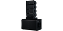QSC LS218, Powered Dual 18-inch Subwoofer with Two 18-inch Long Excursion Drivers, 5000 Watt Peak Class D Amplifier, 141 dB Peak SPL, Dante and SysNav Networking, Cardioid and DEEP Modes