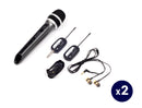 VocoPro SingandHear-Duet, All-in-One Wireless Microphone / Wireless in-ear Receiver System