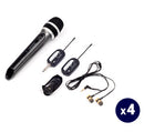 VocoPro SingandHear-Quad - All-in-One Wireless Microphone / Wireless in-ear Receiver System