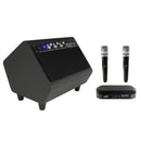 VocoPro SmartOke-Pro - DSP Karaoke Mixer with Two Wireless Microphones and 100W 2.1 Powered Vocal Speaker with Built-In Subwoofer for SmartTVs and Tablets