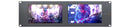 Blackmagic SmartScope Duo 4K, Dual 8" 3 RU SDI/HD-SDI/3G-SDI/6G-SDI monitoring with built in scopes for technical waveform monitoring
