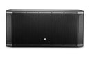JBL SRX828SP, 2000 Watt Powered dual 18" subwoofer featuring Crown Amplification