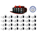 VocoPro UDX-PLAY-24 - 24 User PLL Professional Digital Wireless Headset Microphone Package