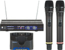 VocoPro UHF-3205-9, UHF Dual-Channel Rechargeable Wireless Microphone System