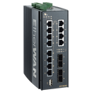 EtherWAN EX73934E-0VB-CC, IEC 61850-3/IEEE 1588 Hardened Managed 12-port Gigabit and 4-port 1G SFP Ethernet Switch