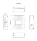 EtherWAN EL1142-20B, IEC 61850-3/IEEE 1613 Hardened 2-Port 10/100BASE-TX to 2-Port 100BASE-FX Media Converter