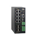 EtherWAN EX78922G-0BT, Hardened Managed 8-Port Gigabit PoE++ and 4-Port 100/1G/2.5G SFP Ethernet Switch