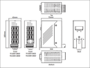 EtherWAN TG100H-0602, Hardened Unmanaged 8-Port Gigabit Ethernet Switch