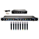 VocoPro USB-Acapella-8 - 8 channel wireless microphone/USB interface package