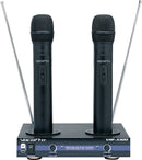VocoPro VHF-3300, 2 Channel VHF Rechargeable Wireless Microphone System